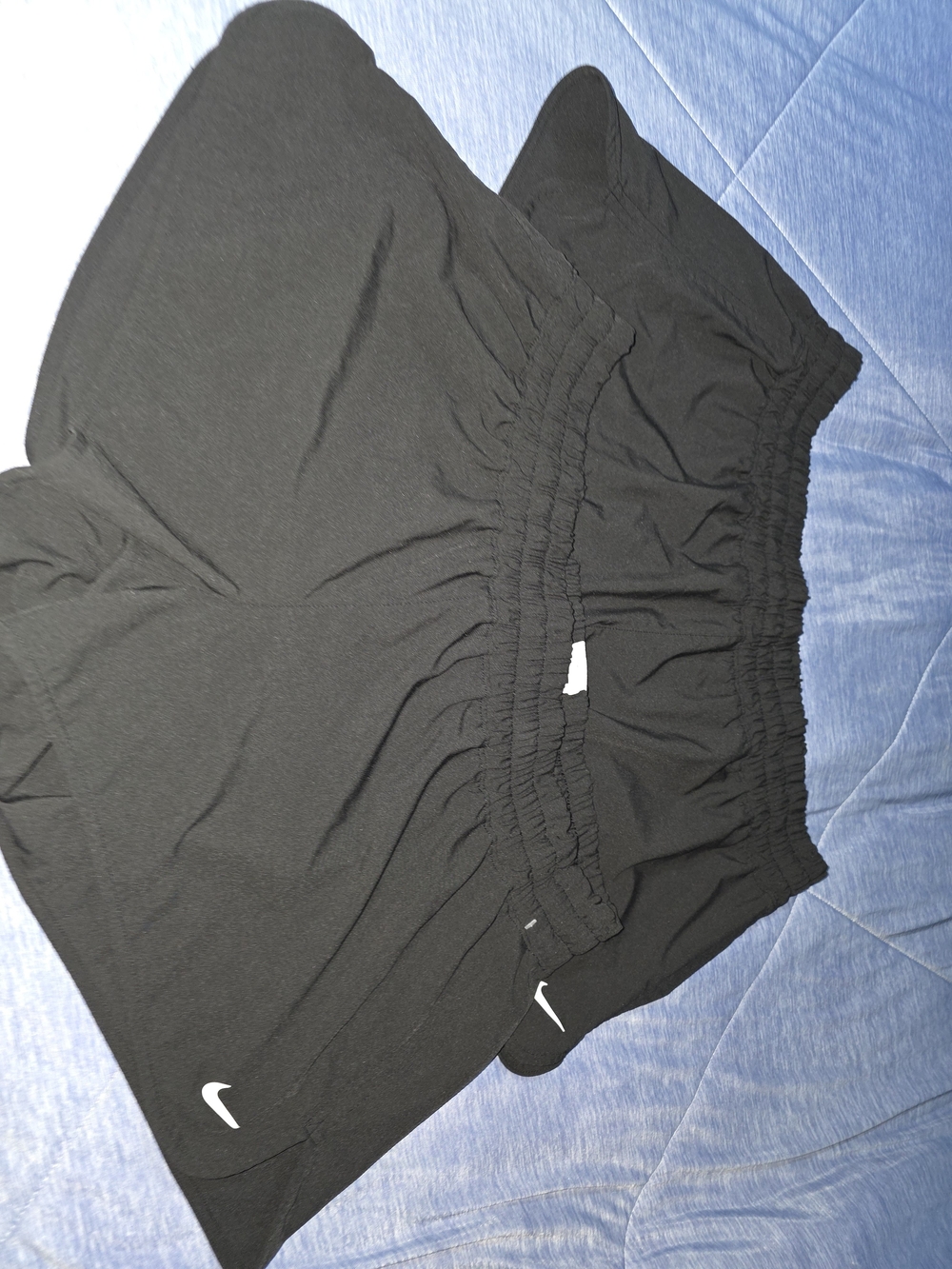 LOT OF 2 Nike Women's Breaker Volley Swim Cover-Up Shorts Black Size XL